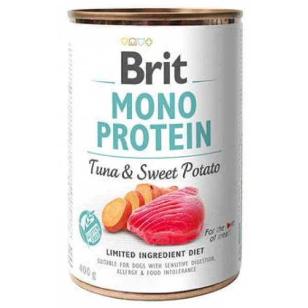 BRIT- MONO TUNA & SWEET POTATO 400G