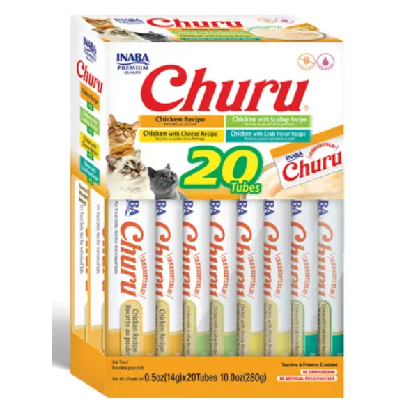 CHURU 627 BOX 20 TUBES CHICKEN VARIETY