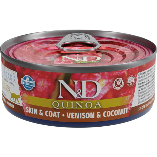 N&D Wet Quinoa Cat Venison & Coconut 80g