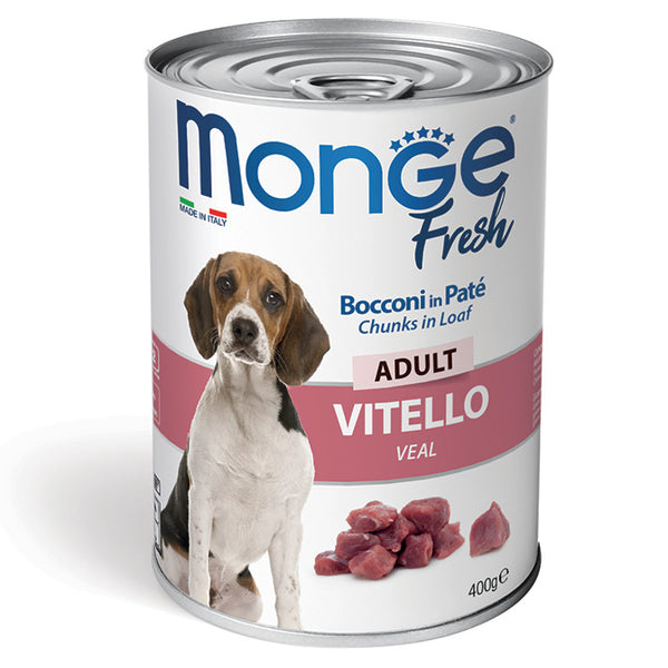 Monge Fresh Dog Adult Veal 400g