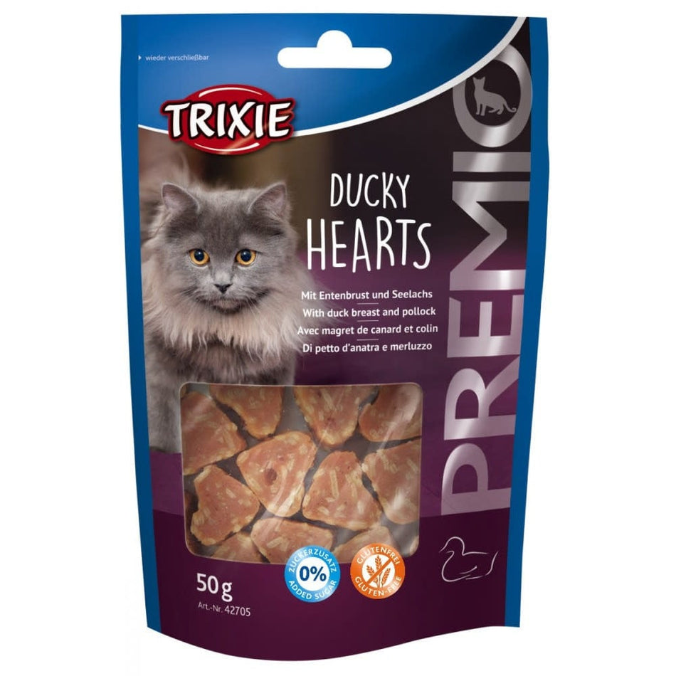 Trixie PREMIO Hearts, duck/pollock, 50 g