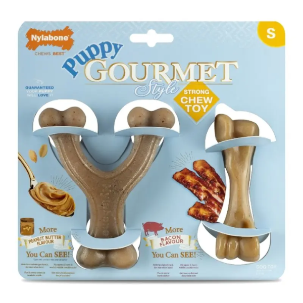 NYLABONE PUPPY GOURMET TWIN PACK S