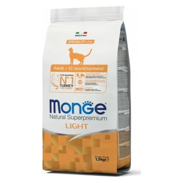 Monge Cat Adult Light Turkey 1.5kg