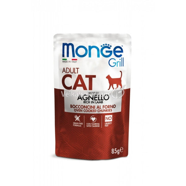 Monge Grill Cat Adult Lamb 85g