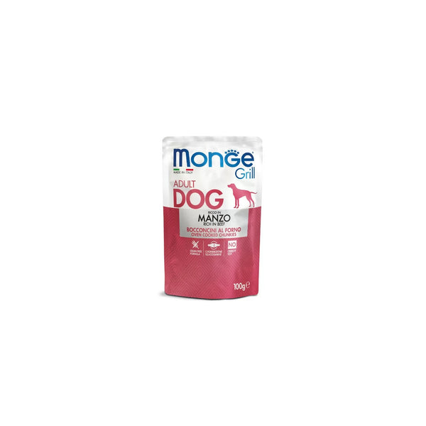Monge Grill Multibox Dog Beef, Cod, Chicken & Turkey 12x100g