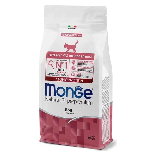 Monge Kitten Monoprotein Beef 1.5kg