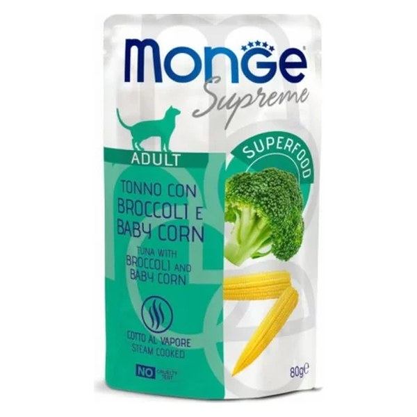 Monge Adult Supreme Tuna with Broccoli & Baby Corn 80g