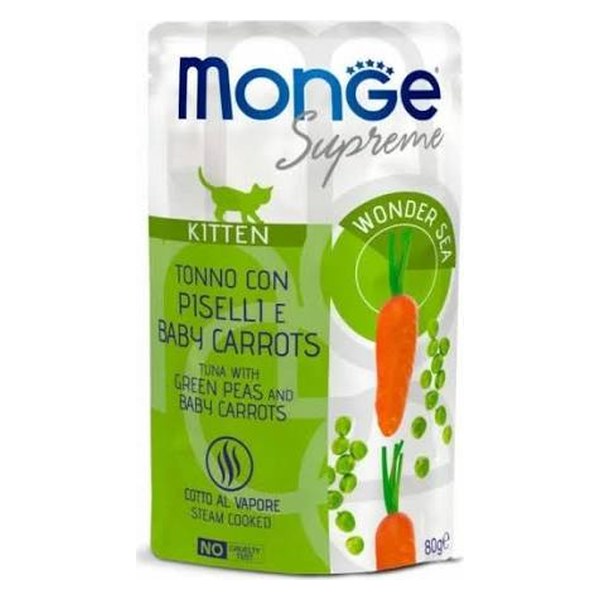Monge Kitten Supreme Tuna with Peas & Baby Carrots 80g