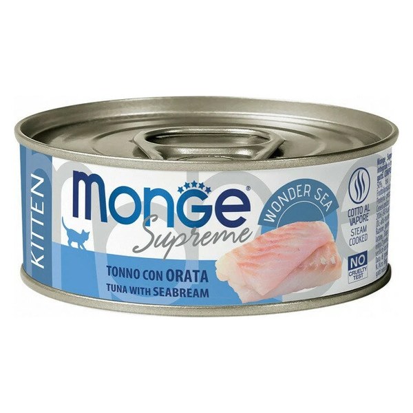 Monge Kitten Supreme Tuna with Sea Bream 80g