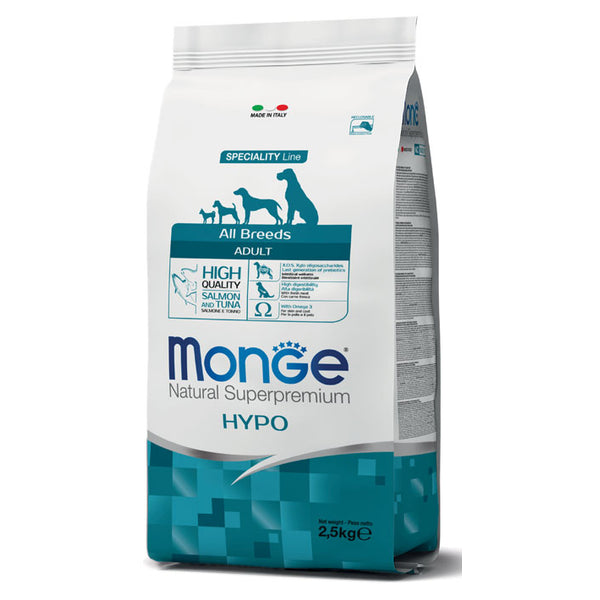 Monge All Breeds Adult Hypoallergenic Salmon & Tuna 2.5kg