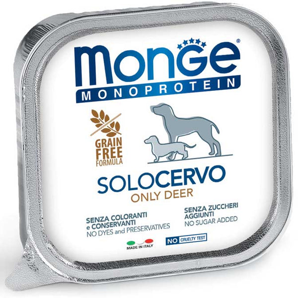 Monge Dog Solo Deer 150g