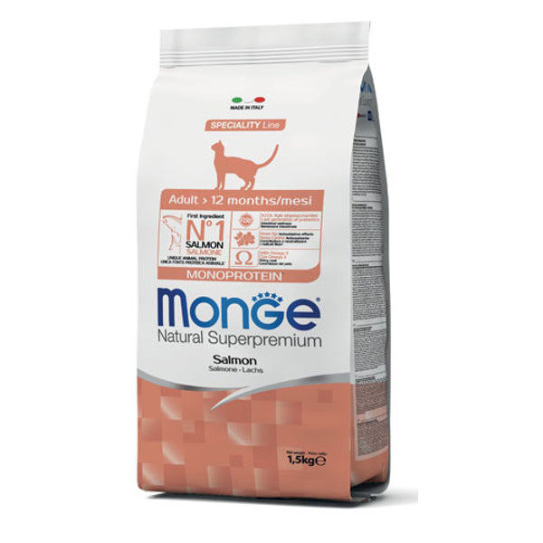Monge Cat Monoprotein Adult Salmon 10kg
