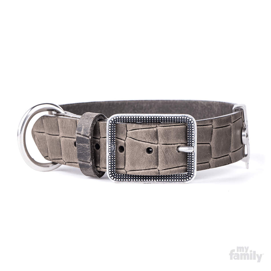 TUCSON LEATHER COLLAR 44-60CM