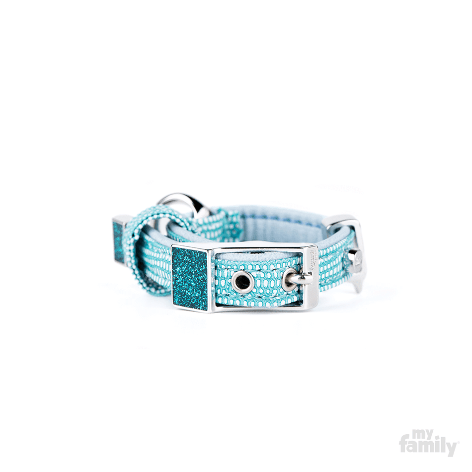 ST TROPEZ LEATHER COLLAR 17-25CM