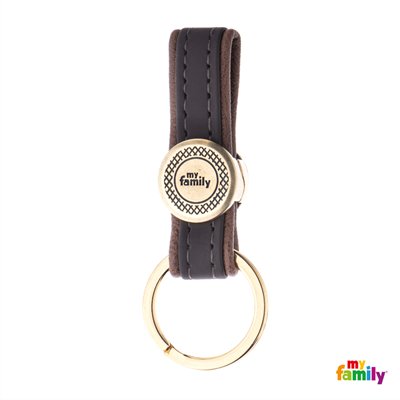 MF1174 BROWN BILBAO KEYRING