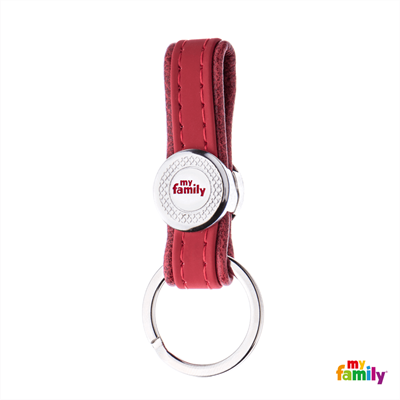 MF1175 RED BILBAO KEYRING WHITE BRONZE