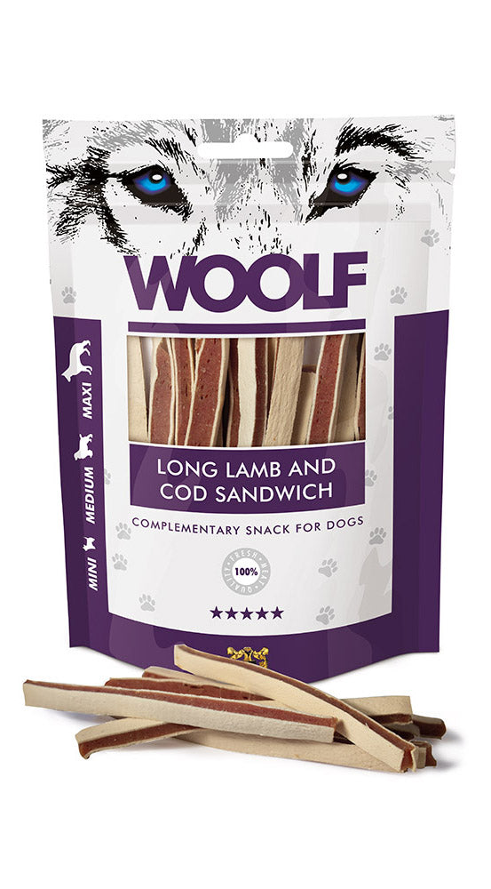 WOOLF LONG LAMB AND COD SANDWICH