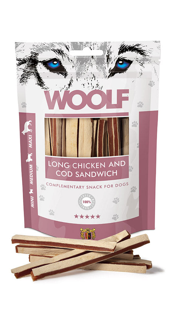 WOOLF LONG CHICKEN AND COD SANDWICH