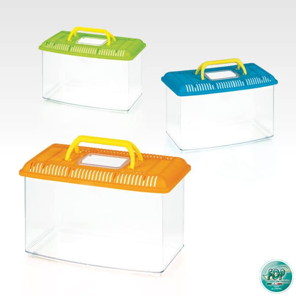 FOP AQUARIUM SMALL W/COVER 22x14x15cm