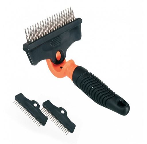 B322/A 3 IN 1 DEMATTING RAKE