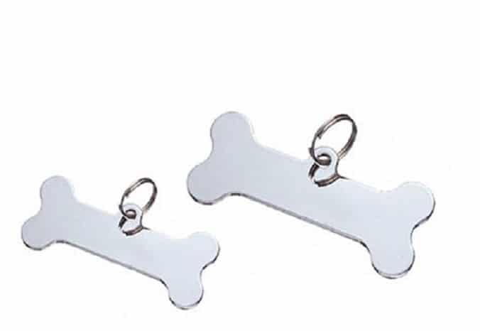 B413 BONE SHAPED ID TAG