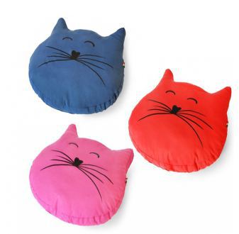 CC073 CUSHION CAT HEAD