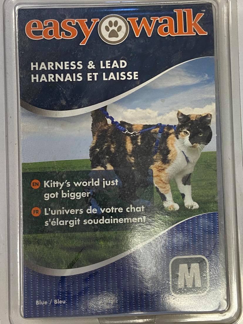 EASYWALK CAT HARNESS/LEAD MEDIUM