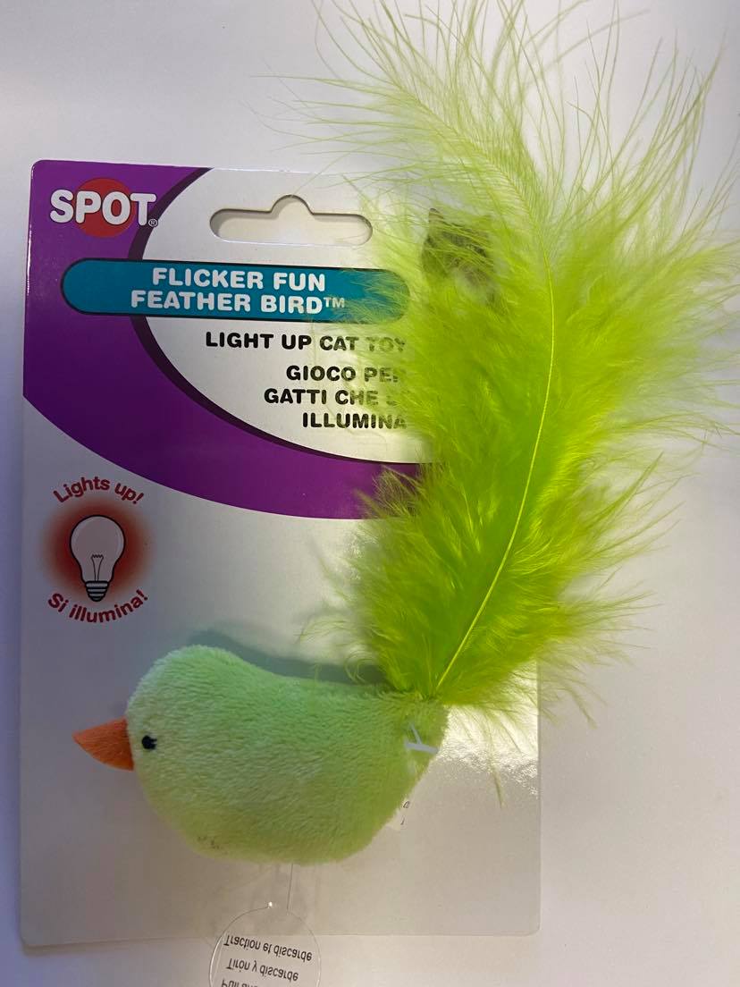 FLICKER FUN LIGHT UP FEATHER BIRD