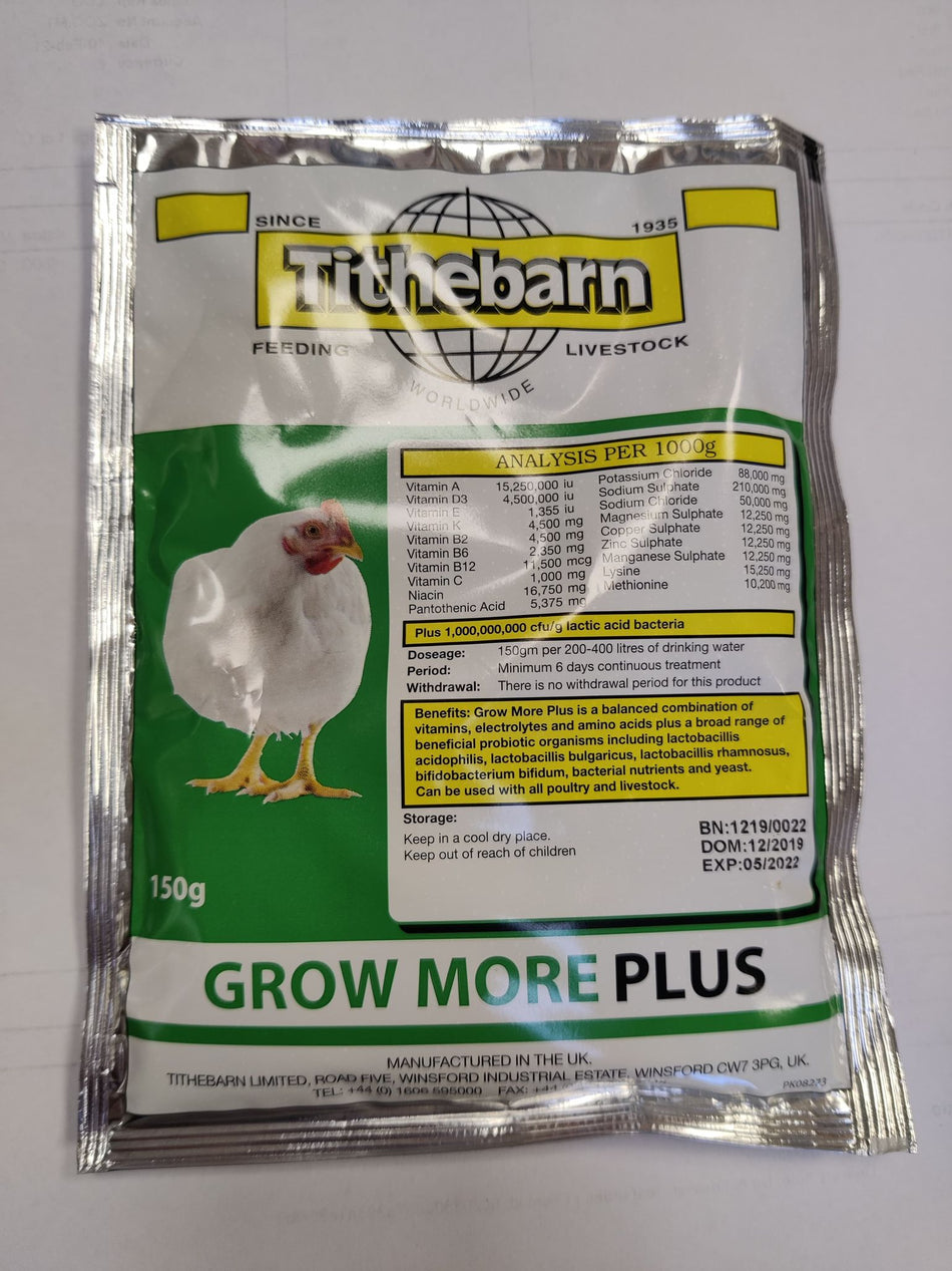 TITHEBARN GROW MORE PLUS 150g