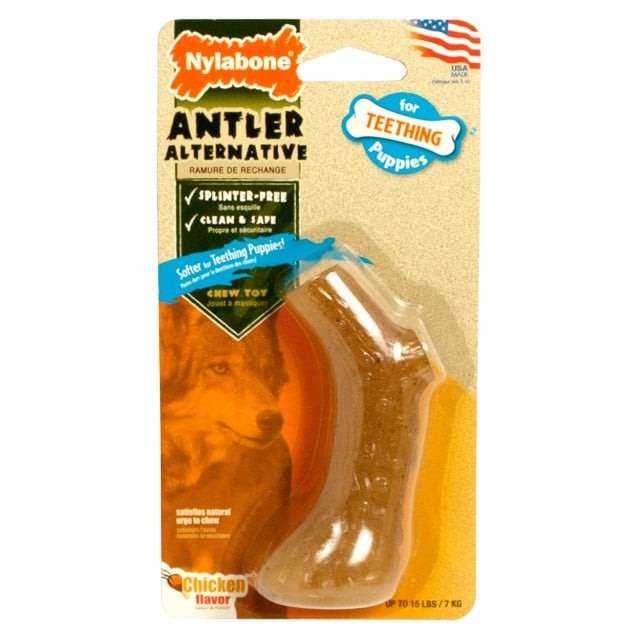 NYLABONE PUPPY ANTLER X-SMALL