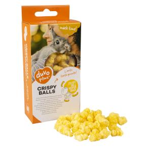 DUVO+ CRISPY CHEW BALLS YELLOW PEPPERS 50G
