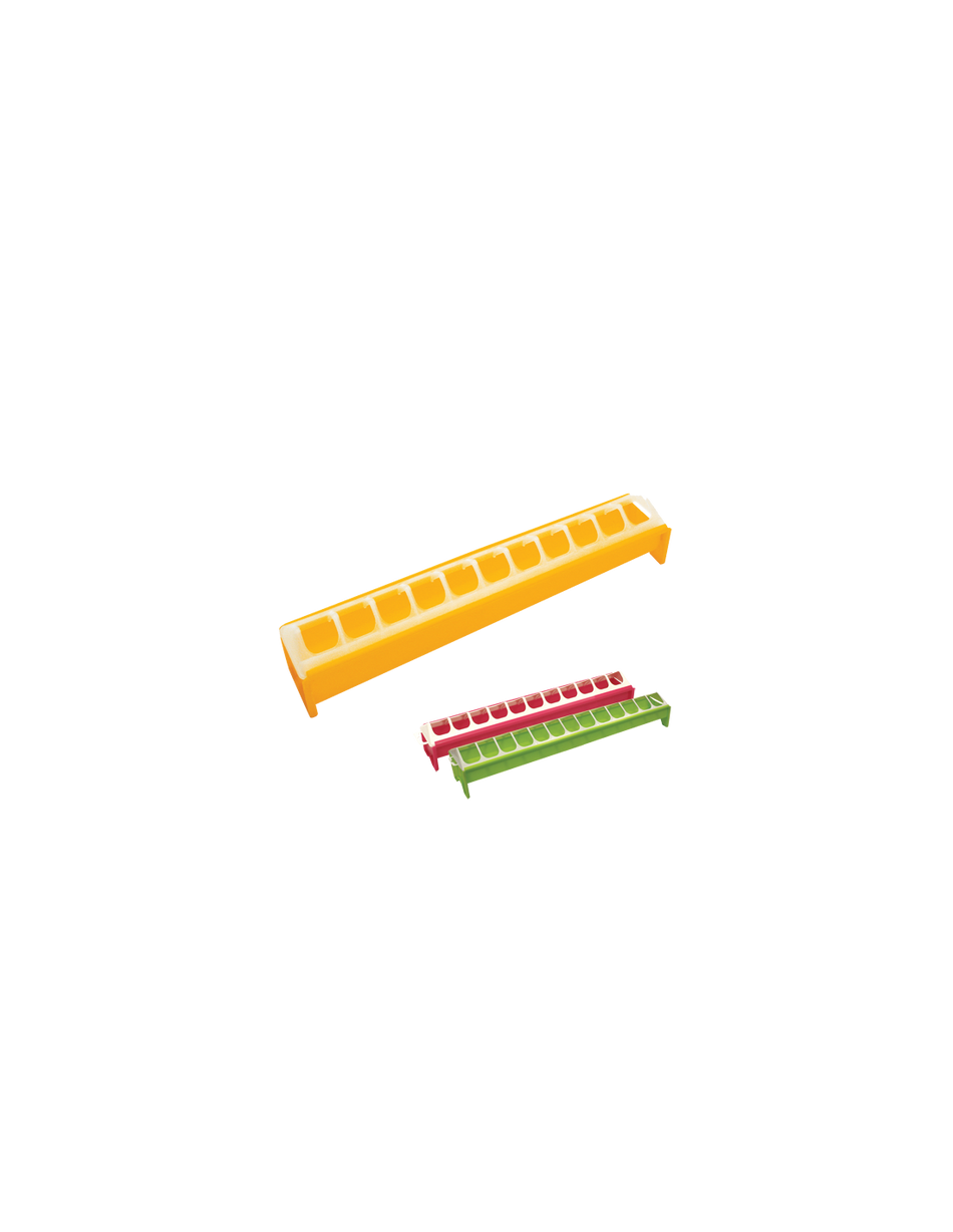 PLASTIC CHICK FEEDERS X 40 CM