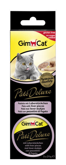 GIMCAT PATE' DELUXE W/LIVER 3X21G
