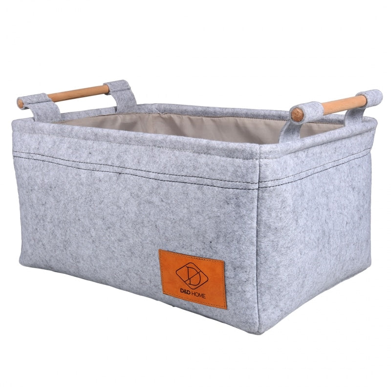 BORIS BASKET GREY WASH