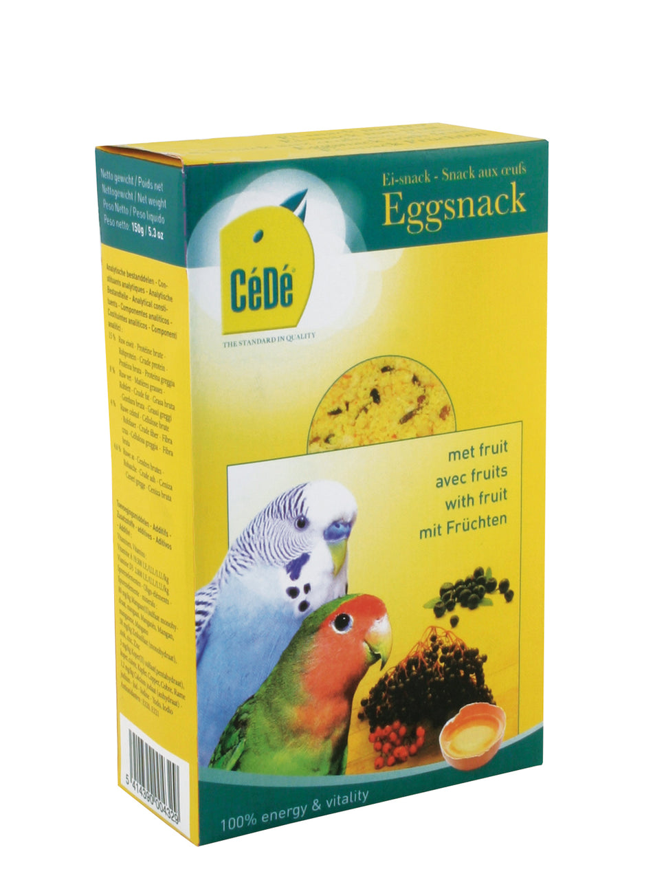 CEDE EGGSNACK SM PARAKEETS W/ FRUIT 150G