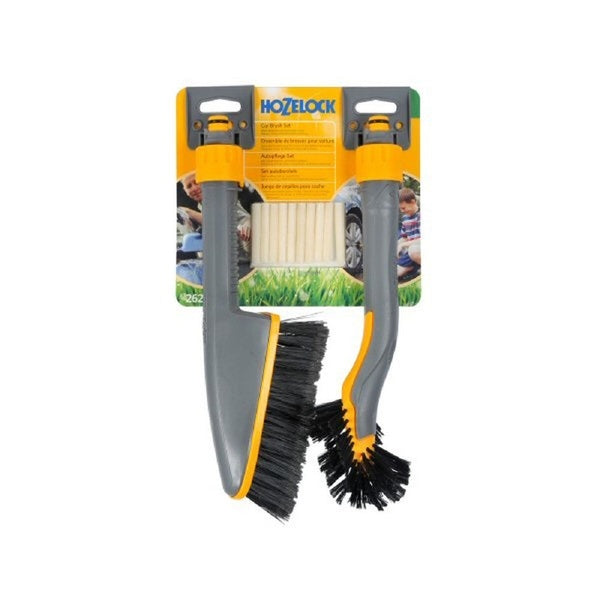 HOZELOCK PICO CAR BRUSH TWIN SET