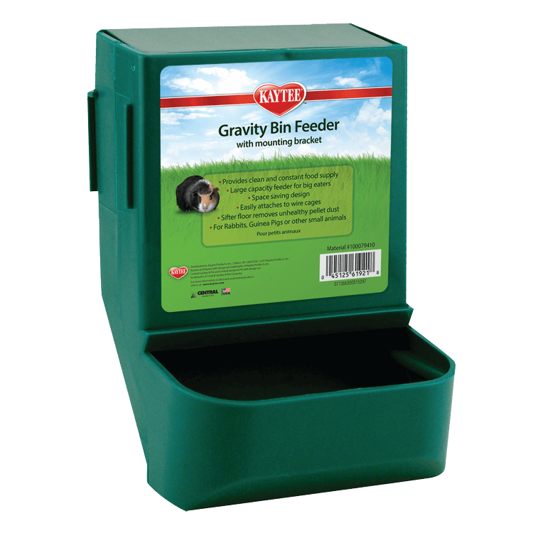 KAYTEE GRAVITY BIN FEEDER With BRACKET