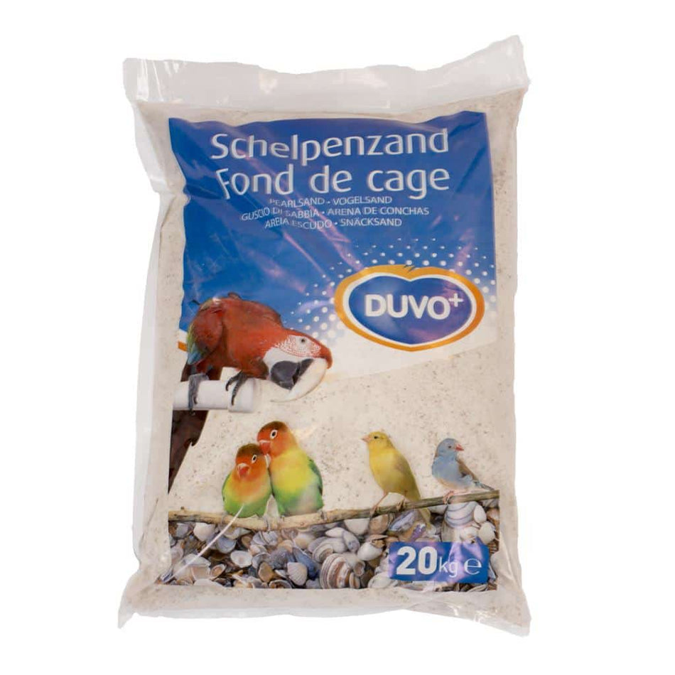 DUVO BIRD SAND WHITE 20KG