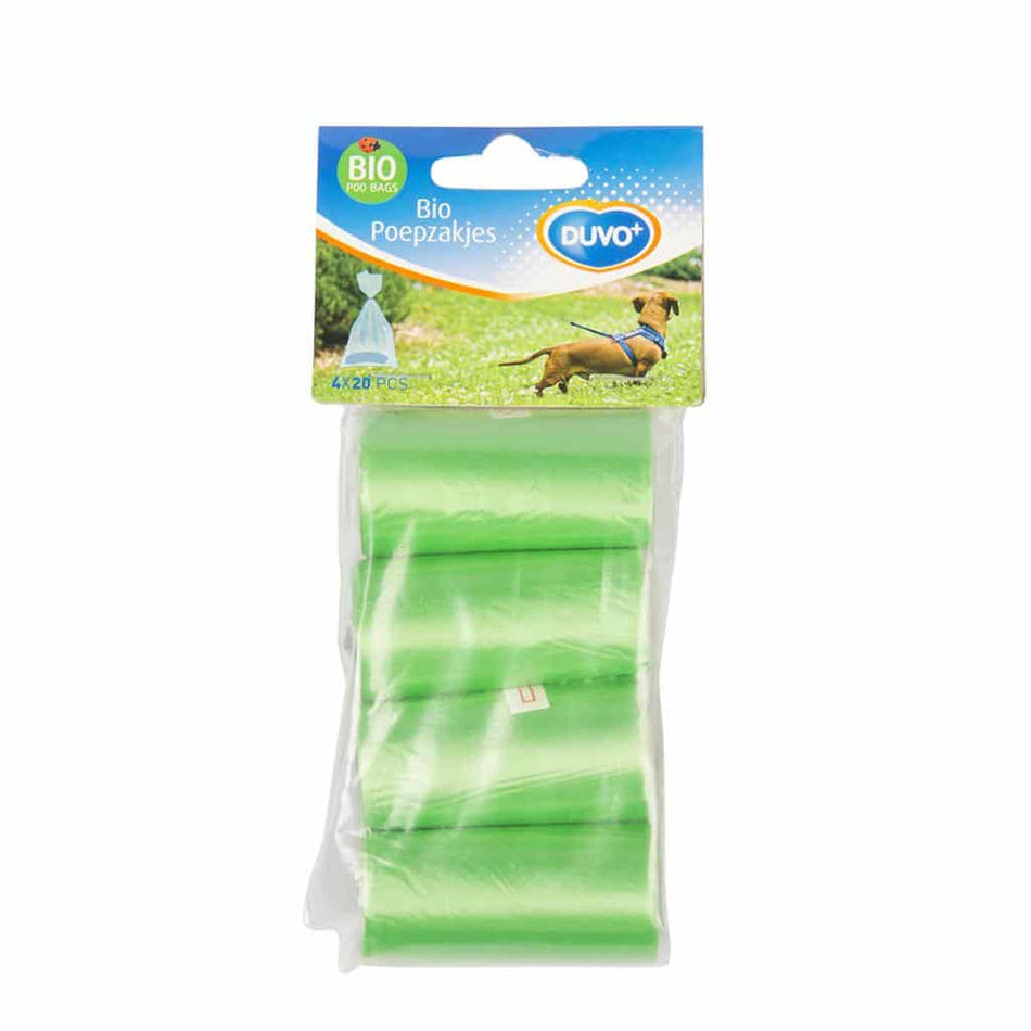 DUVO BIO BAGS 4 ROLLS X 20 PCS