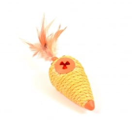 DUVO CAT TREAT CARROT W/SISAL ORANGE