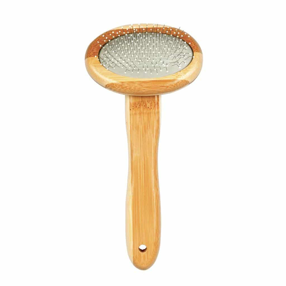 DUVO BAMBOO SLICKER BRUSH SMALL 18X9CM