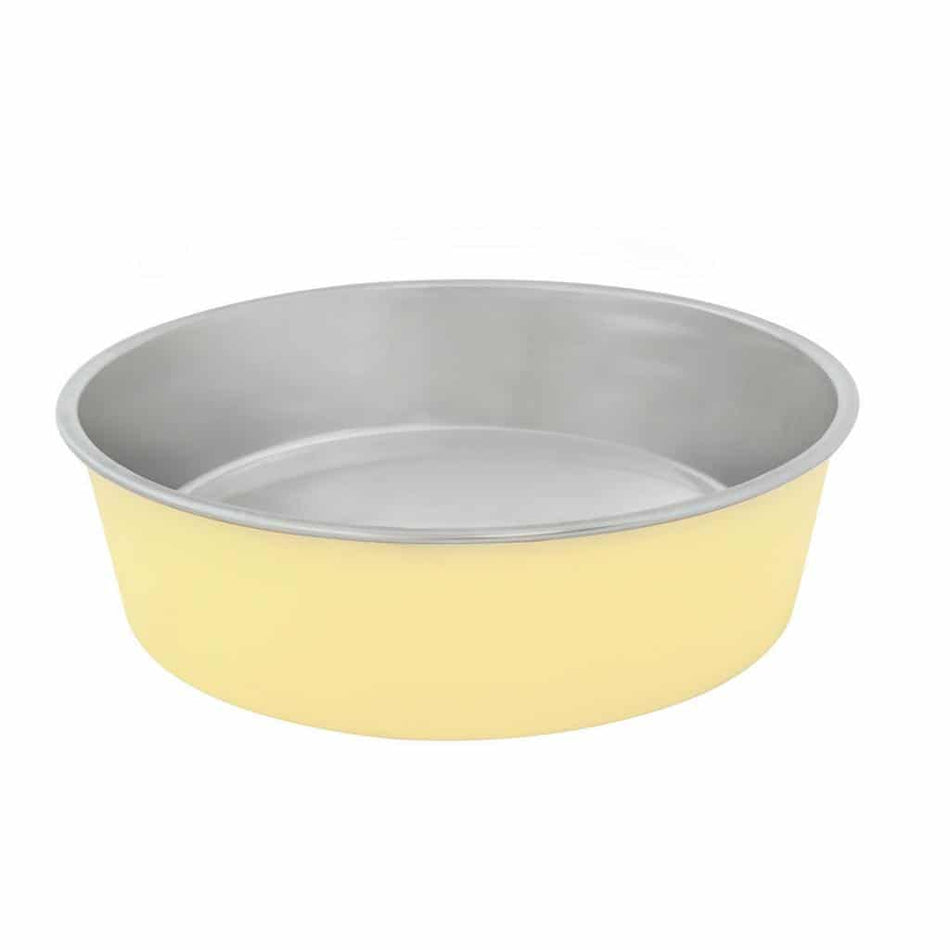 DUVO FEEDING BOWL MATTE FIX YELLOW11.1CM