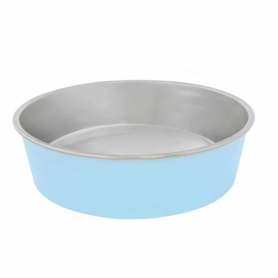 DUVO FEEDING BOWL MATTE FIX BLUE 12.8CM