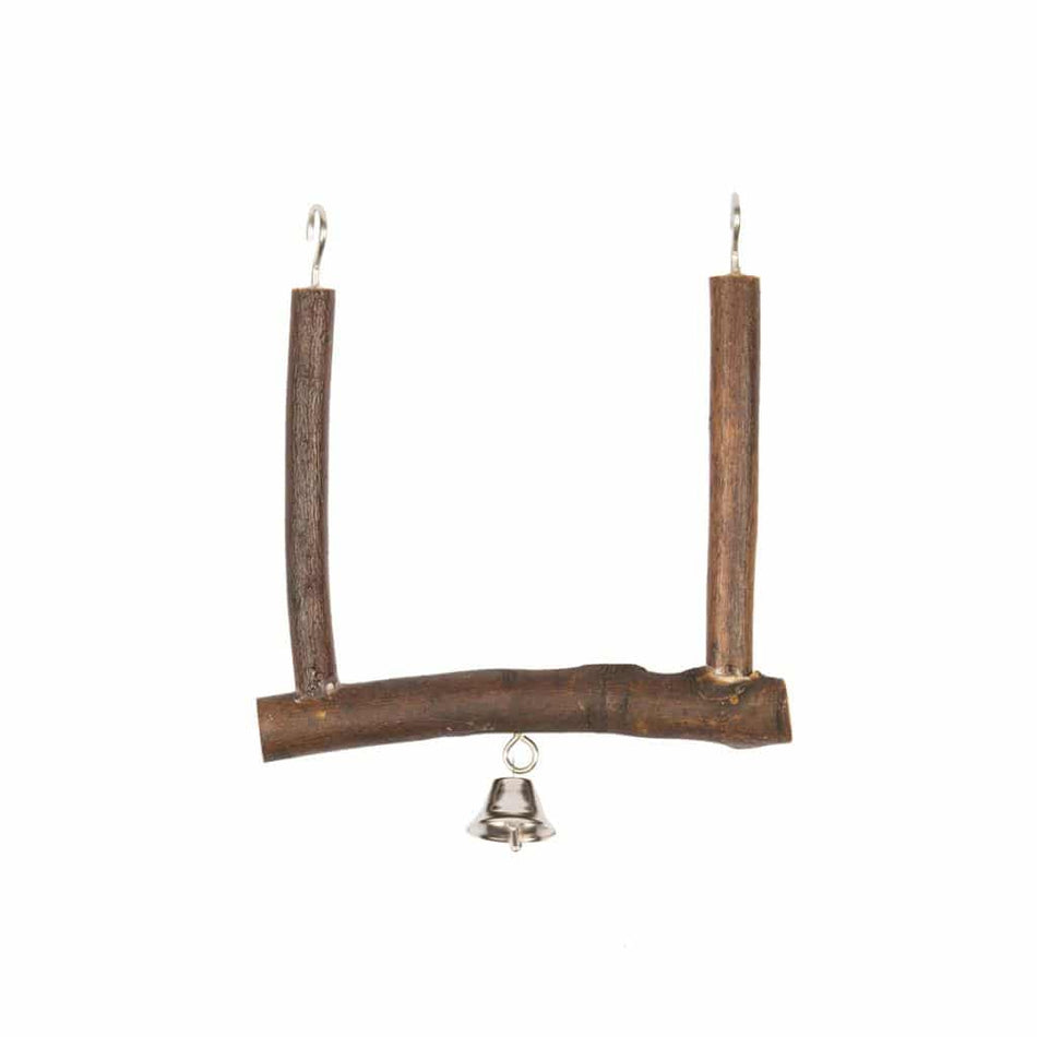 DUVO BIRD WOODEN SWING W/BELL