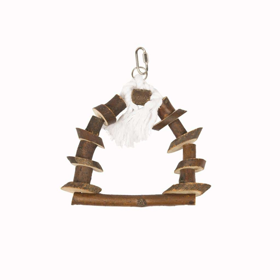 DUVO BIRD WOODEN SWING W/ROPE
