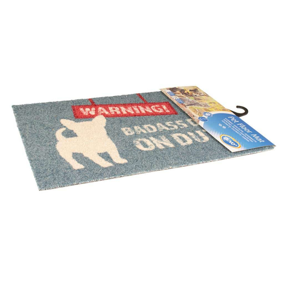 DUVO+ MAT OUTDOOR WARNING