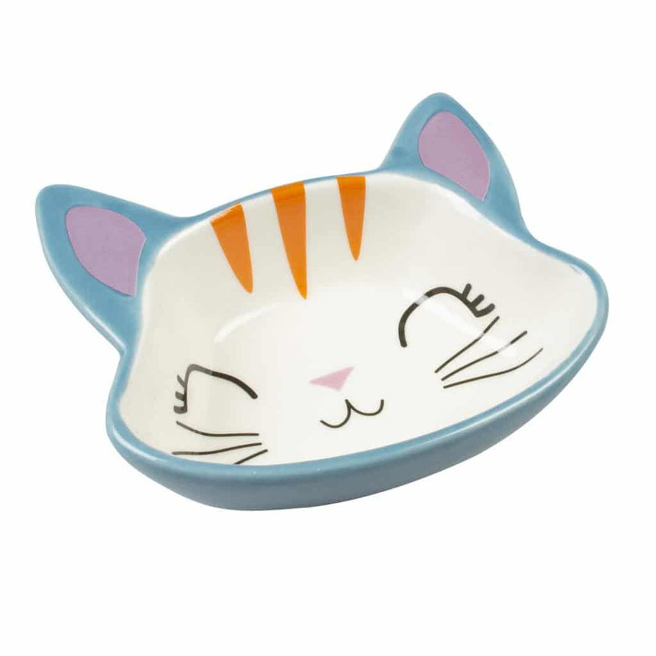 DUVO FEEDING BOWL STONE KITTY FACE 150ML