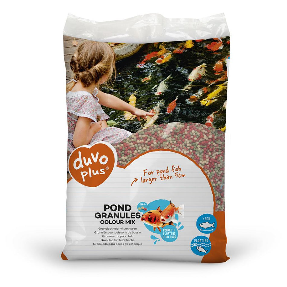DUVO+ POND GRANULES COLOUR MIX 15LT