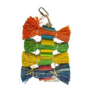 DUVO+ COLOUR RAFFIA GRASS BUNDLES BIRDTOY