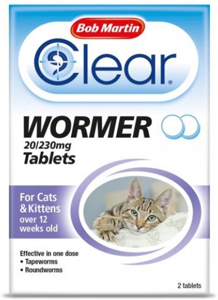BM CLEAR 2 IN 1 CAT DEWORMER TABLETS